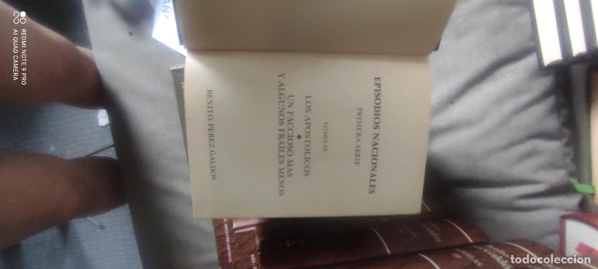 Libros antiguos: Los apost&oacute;licos/ Un faccioso m&aacute;s y algunos frailes menos. Gald&oacute;s Episodios Nacionales. Biblioteca Se