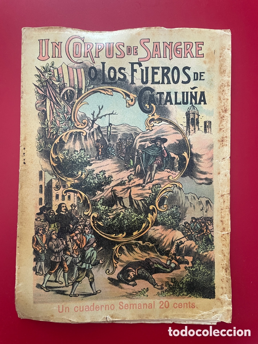 Libros antiguos: Un Corpus de sangre o dos fueros de Catalu&ntilde;a.