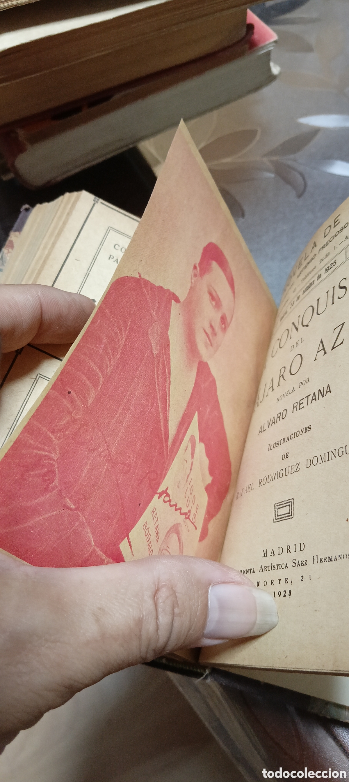 Libros antiguos: Novela la Flor del Turia - Foto 4