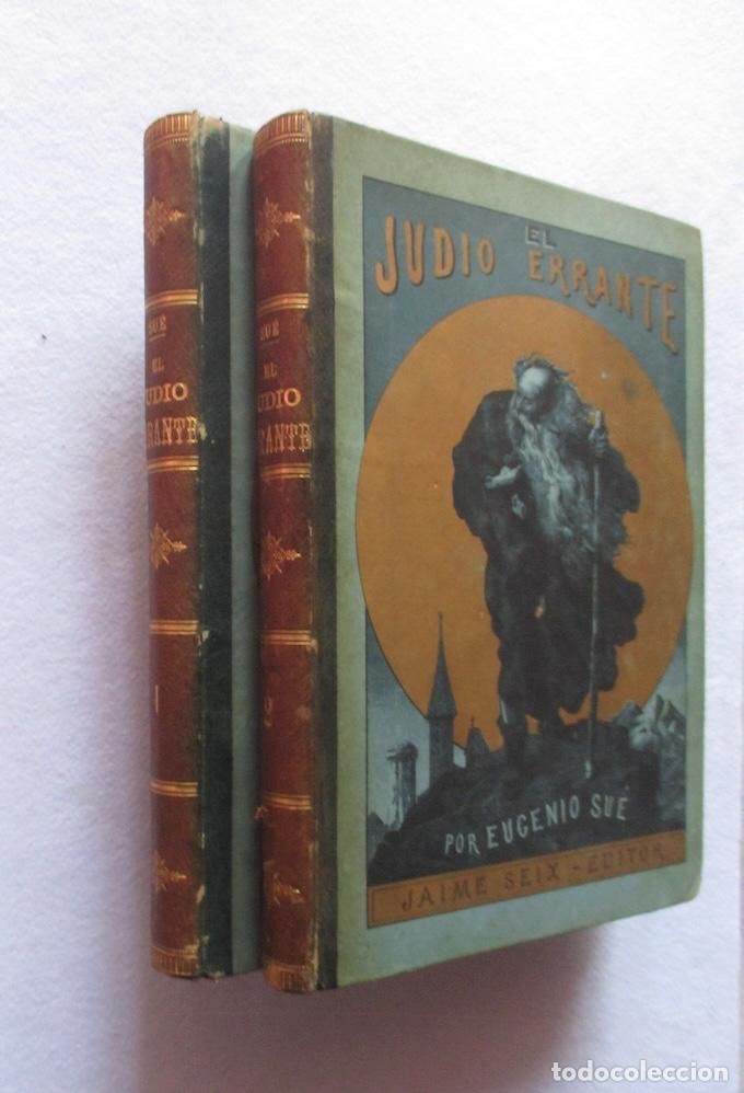 Libros antiguos: EL JUDIO ERRANTE- EUGENIO SUE -2 TOMOS