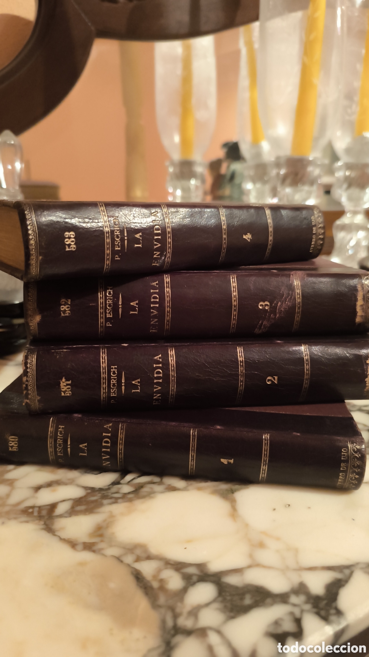 Libros antiguos: Colecci&oacute;n Saga la envidia 4 tomos
