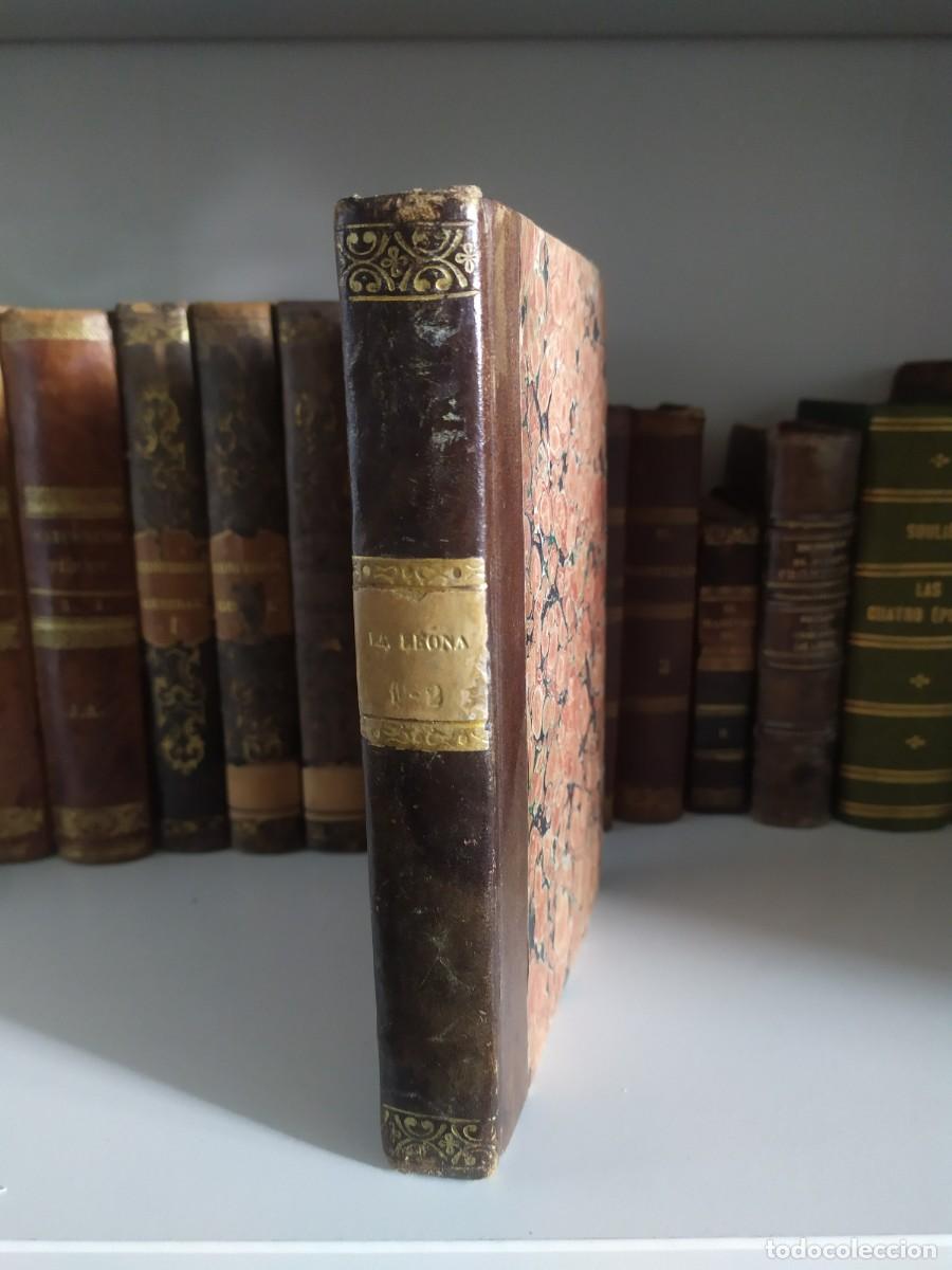 Libros antiguos: Frederic Soulie - La leona - Imprenta de Espinosa 1845 - Primera edici&oacute;n castellano