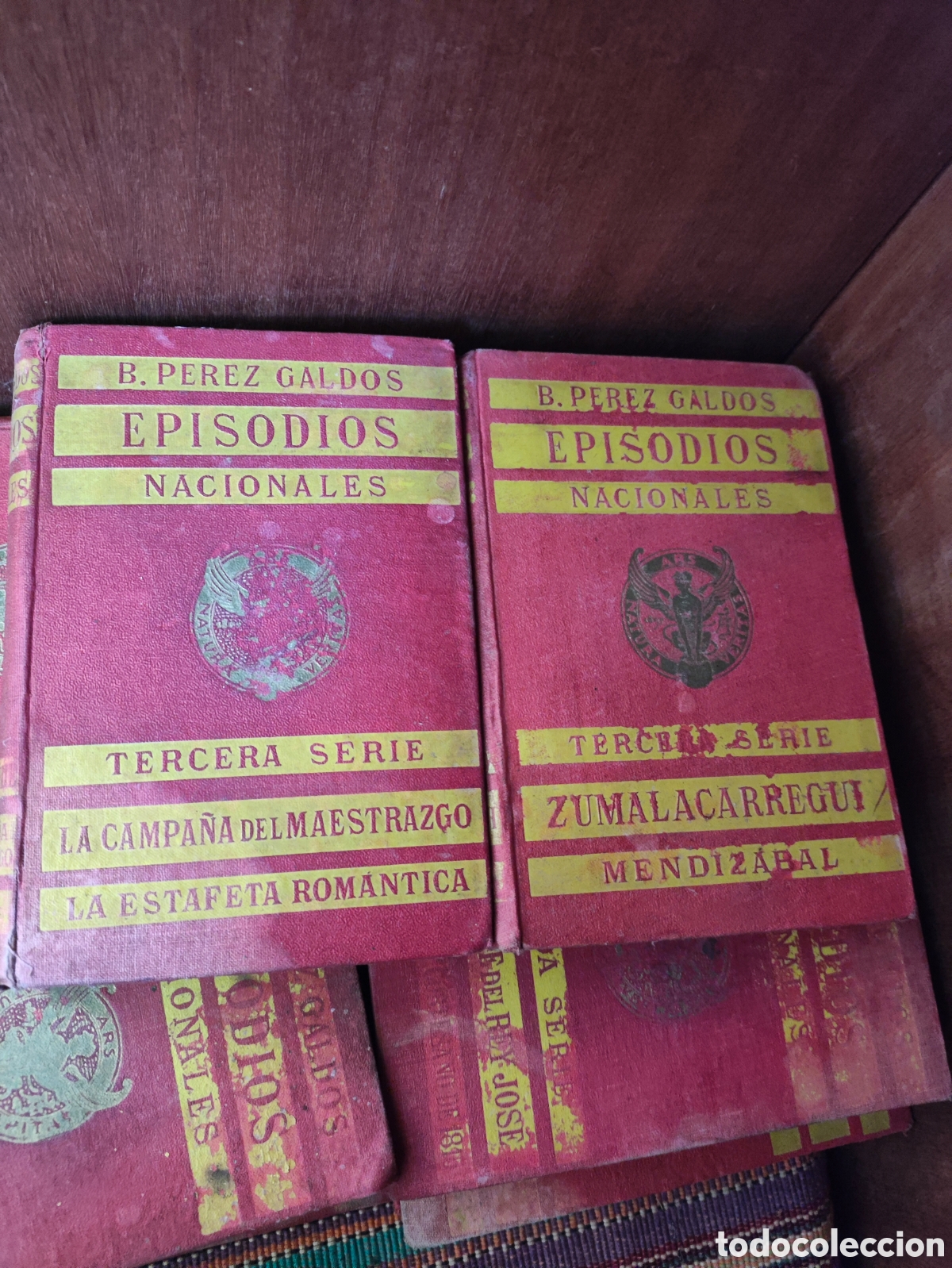 Libros antiguos: P&Eacute;REZ GALD&Oacute;S, Benito. Episodios Nacionales. Lote 13 Tomos Dobles + 3 Regalo (Hernando, 1907-1920)