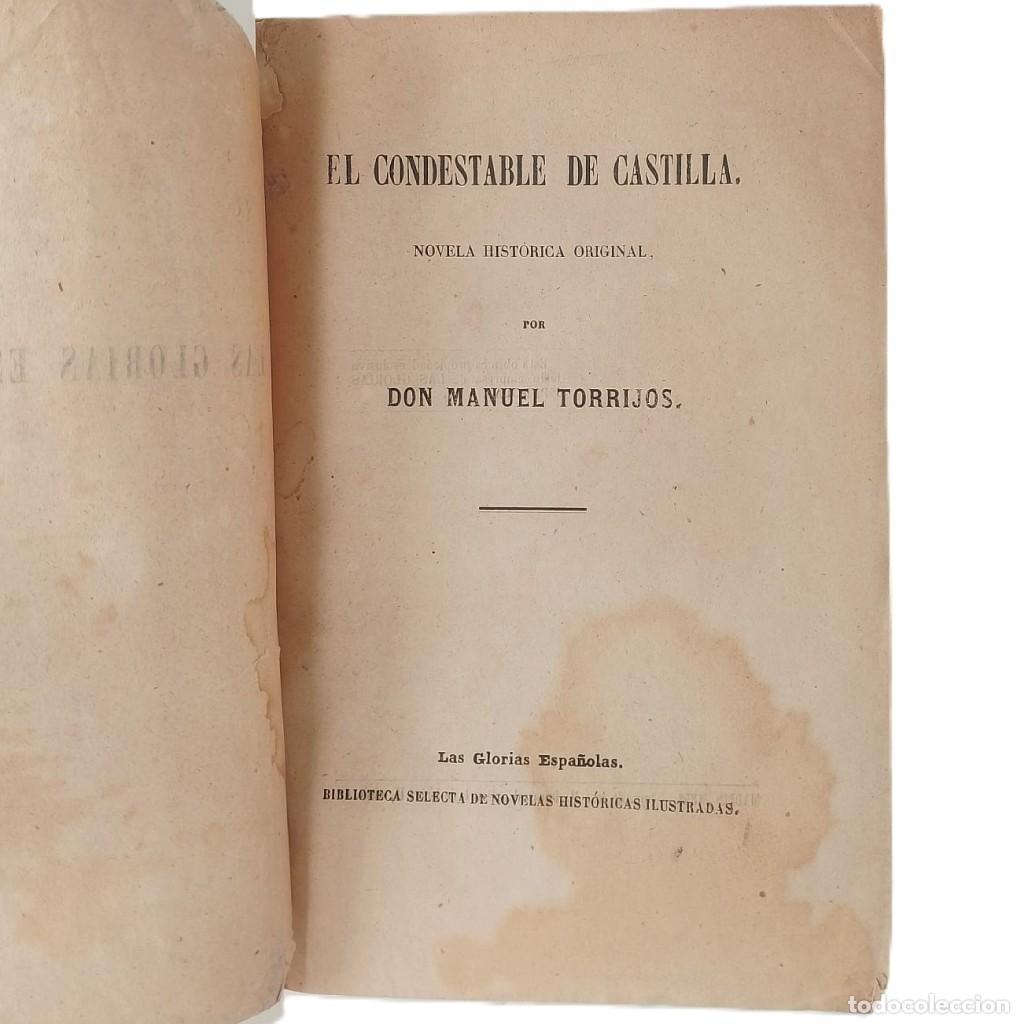 Libros antiguos: EL CONDESTABLE DE CASTILLA. Novela hist&oacute;rica original. Torrijos, Manuel