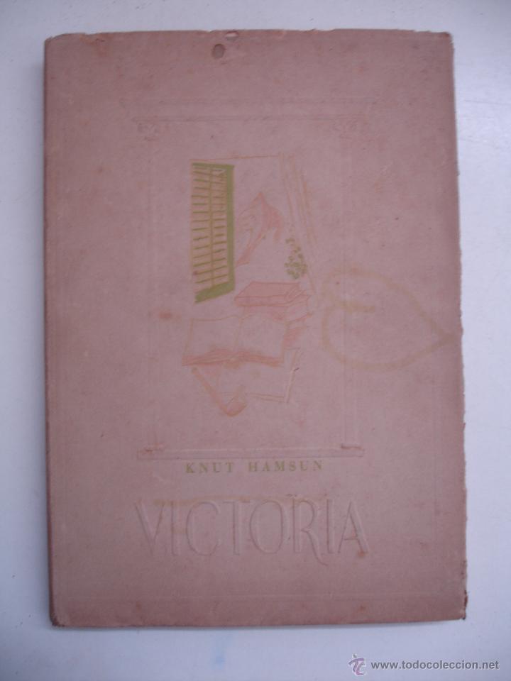 Libros antiguos: Knut Hamsun: Victoria - Foto 1