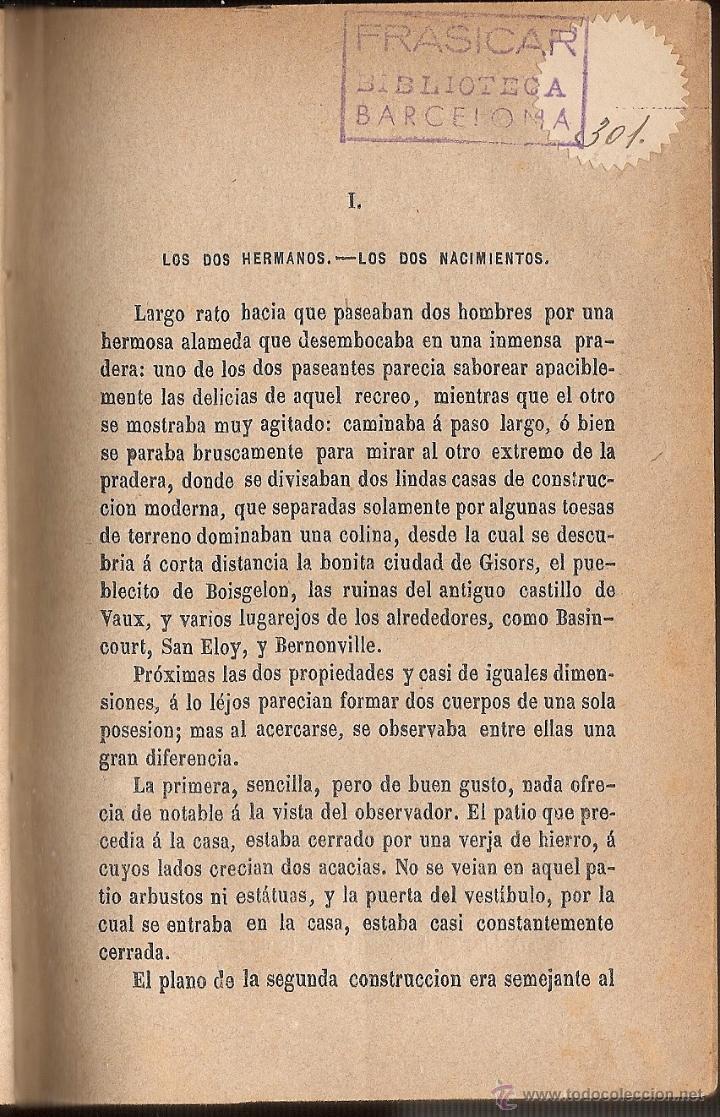 Libros antiguos: PAUL DE KOCK - EL HOMBRE INCULTO Y EL CIVILIZADO - Año ca. 1880. - Foto 3 - 48345316
