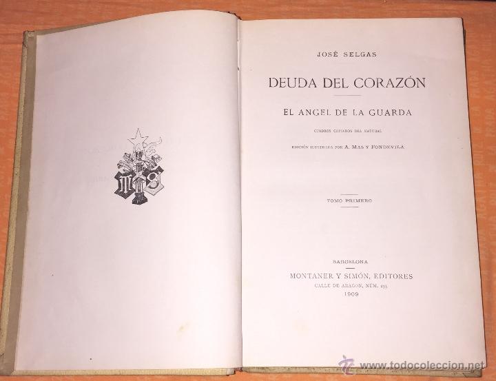 Libros antiguos: Libro - deuda del coraz&oacute;n - Foto 3