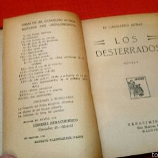 Libros antiguos: CABALLERO AUDAZ -LOS DESTERRADOS-ED RENACIMIENTO 1924. Lote 53617902