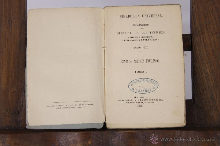 Libros antiguos: LP-115 - BIBLIOTECA UNIVERSAL MEJORES AUTORES. 3 EJEM. VV. AA. TIP. SU. RIVADENEYRA. 1873-1878.