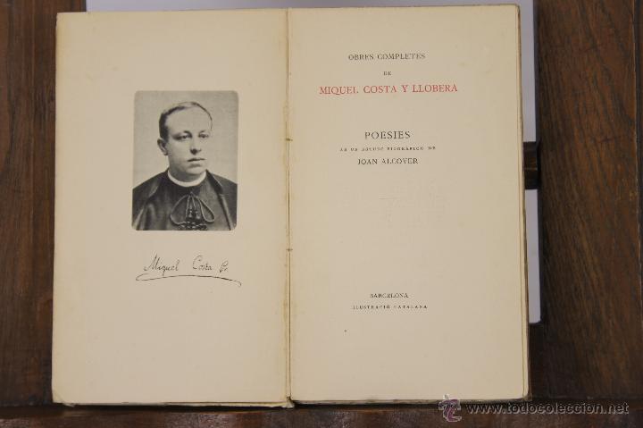Old books: 6607 - OBRES  CATALANES. MIQUEL S. OLIVER. 6 VOLUM.(VER DESCRP). EDIT. CATALANA. S/F.