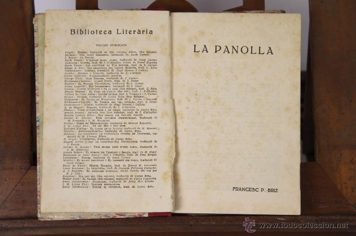 Antiquarische B&uuml;cher: 6745 - LA PANOLLA. FRANCESC P. BRIZ. EDIT. CATALANA. S/F.
