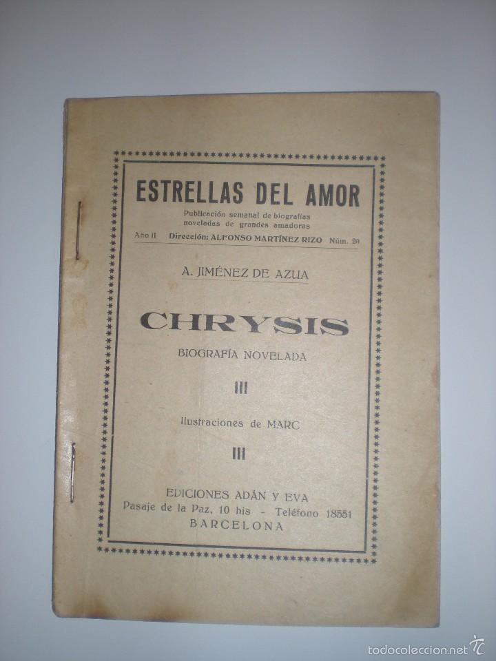 Libros antiguos: Chrysis. A. Jim&eacute;nez de Azua - Foto 1