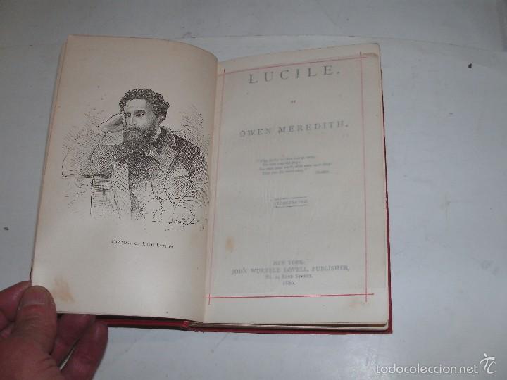 Libros antiguos: OWEN MEREDITH - LUCILE - - Foto 3