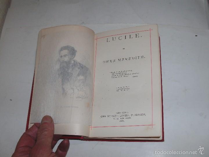 Libros antiguos: OWEN MEREDITH - LUCILE - - Foto 4