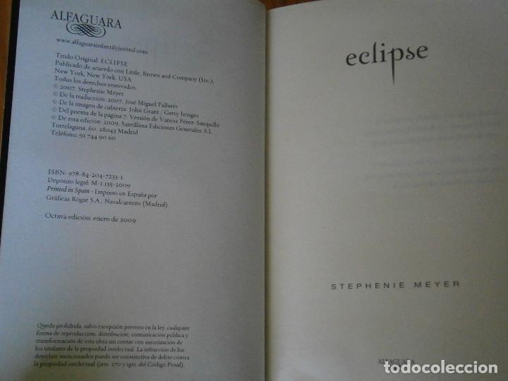 Libros antiguos: ECLIPSE. STEPHENIE MEYER. - Foto 6