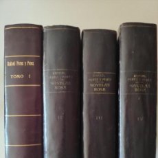 Libros antiguos: LA NOVELA ROSA DE RAFAEL PÉREZ Y PÉREZ. 4 TOMOS. Lote 153198410