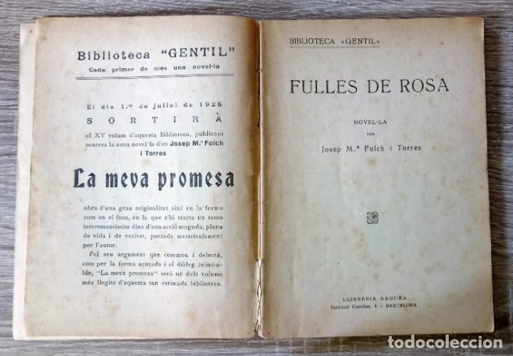 Libros antiguos: Fulles de Rosa - Foto 2
