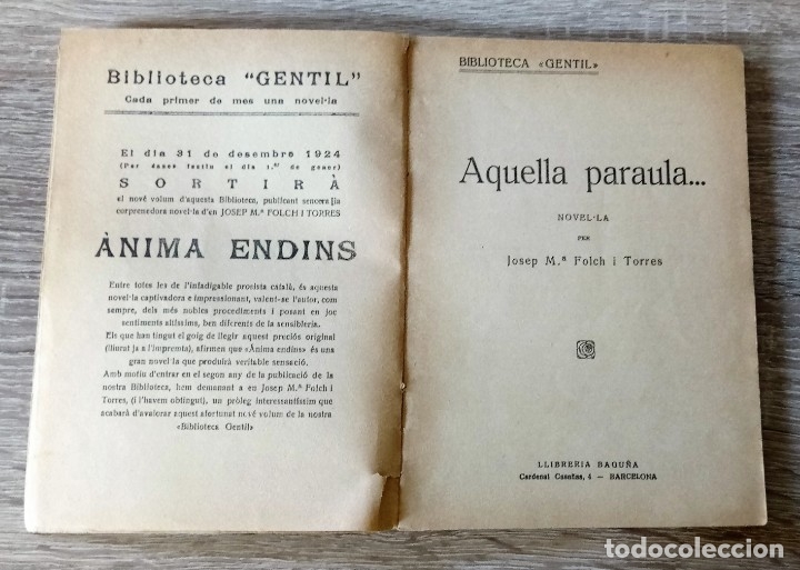 Libros antiguos: Aquella Paraula - Foto 2
