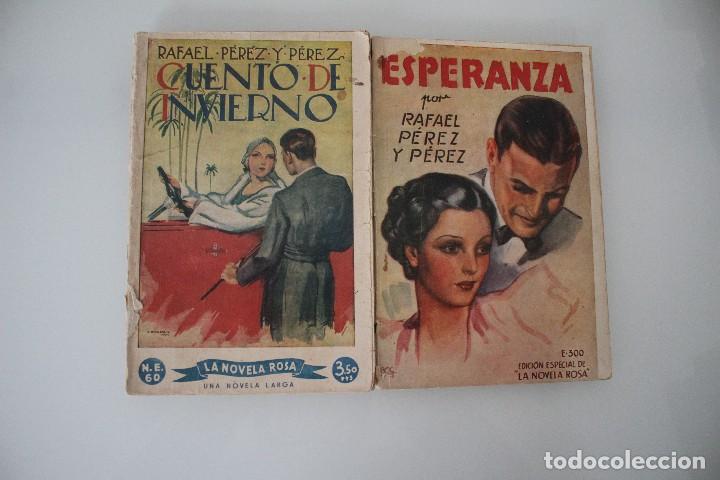 Libros antiguos: 2 NOVELAS ROSA - Foto 1