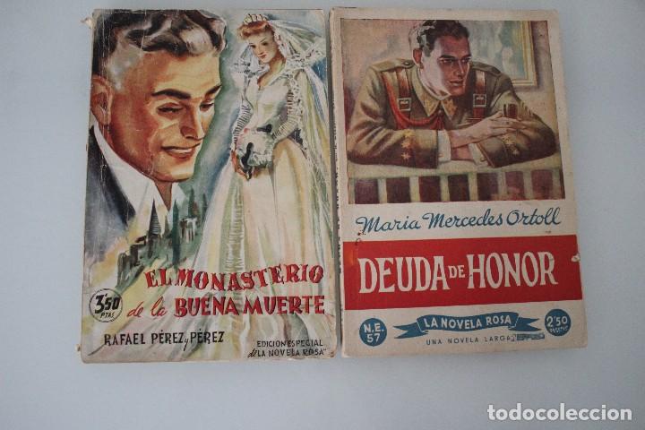 Libros antiguos: 2 NOVELAS ROSA - Foto 1