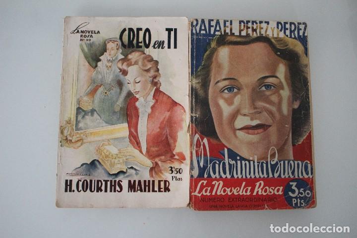 Libros antiguos: 2 NOVELAS ROSA - Foto 1