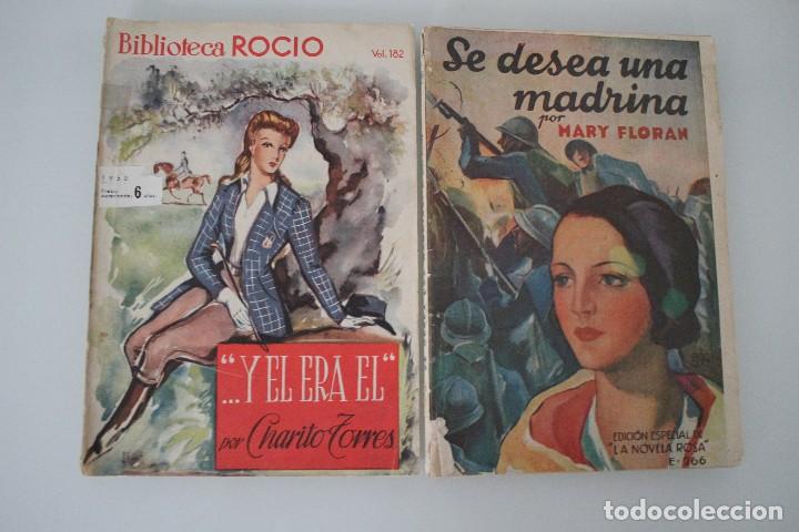 Libros antiguos: 2 NOVELAS ROSA - Foto 1