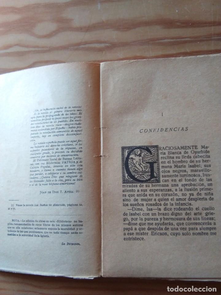 Libros antiguos: Novela EL SACRIFICIO DE ISABEL, de M. de la Paz Orradre - Foto 3 - 200177732