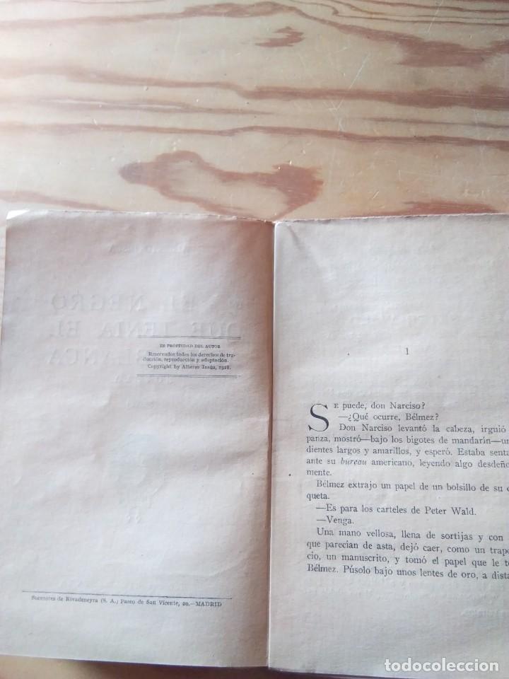 Libros antiguos: Novela 1928: EL NEGRO QUE TENIA EL ALMA BLANCA, de Alberto Insua - Foto 3 - 200636260
