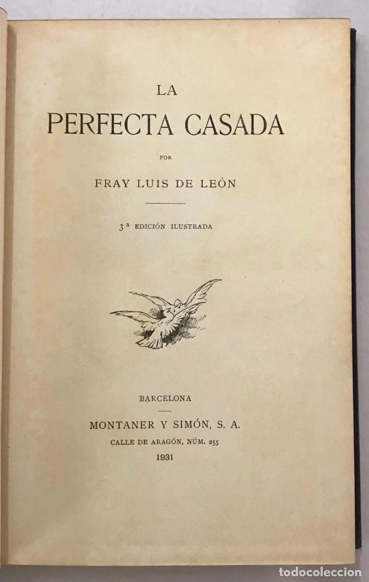 Libros antiguos: LA PERFECTA CASADA. - Foto 1