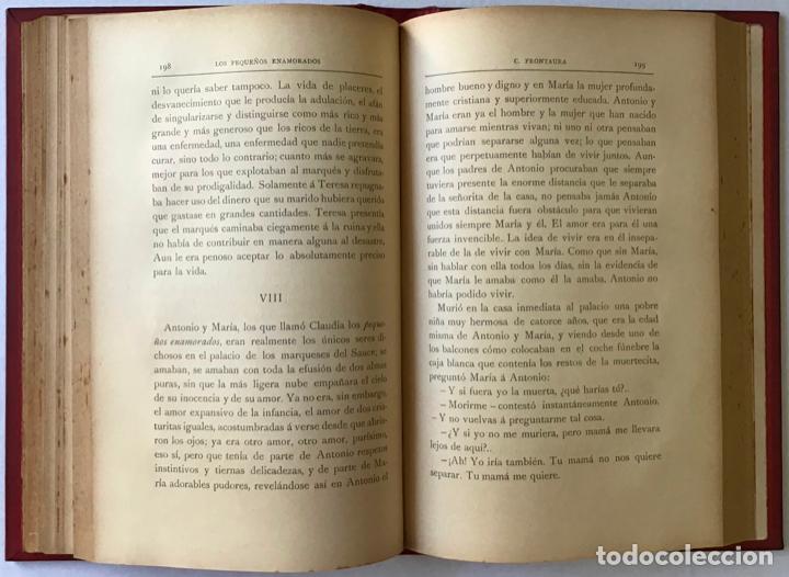 Libros antiguos: LOS PEQUEÑOS ENAMORADOS. - FRONTAURA, Carlos. - Foto 4 - 123190532