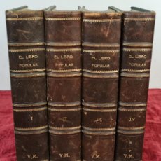 Libros antiguos: EL LIBRO POPULAR. 104 NÚMEROS ENCUADERNADOS EN TOMOS. NOVELA. 1912/1914.. Lote 216953720