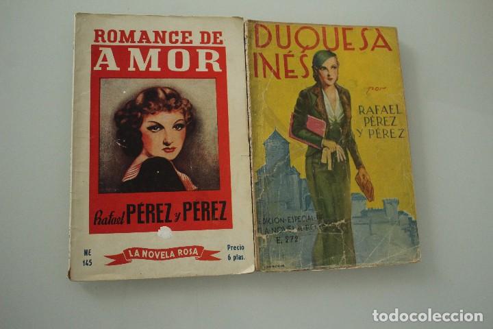 Libros antiguos: 2 NOVELAS ROSA - Foto 1