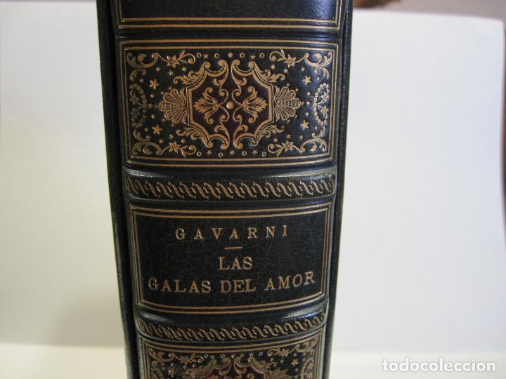 Libros antiguos: LAS GALAS DEL AMOR. FANTASIAS POR GAVARNI. MADRID, 1851. ENCUADERNACIÓN BRUGALLA (1947) - Foto 7 - 265338459