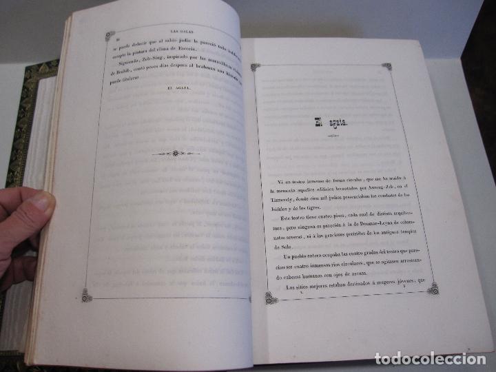 Libros antiguos: LAS GALAS DEL AMOR. FANTASIAS POR GAVARNI. MADRID, 1851. ENCUADERNACIÓN BRUGALLA (1947) - Foto 12 - 265338459