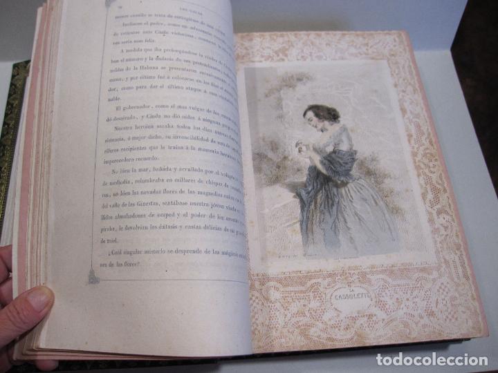 Libros antiguos: LAS GALAS DEL AMOR. FANTASIAS POR GAVARNI. MADRID, 1851. ENCUADERNACIÓN BRUGALLA (1947) - Foto 15 - 265338459