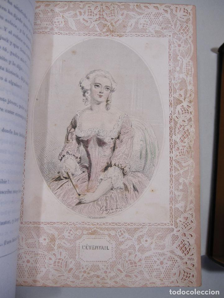 Libros antiguos: LAS GALAS DEL AMOR. FANTASIAS POR GAVARNI. MADRID, 1851. ENCUADERNACIÓN BRUGALLA (1947) - Foto 26 - 265338459