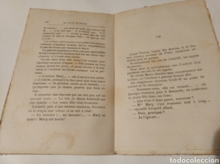 Libros antiguos: Libro les filles de bronce en franc&eacute;s - Foto 3