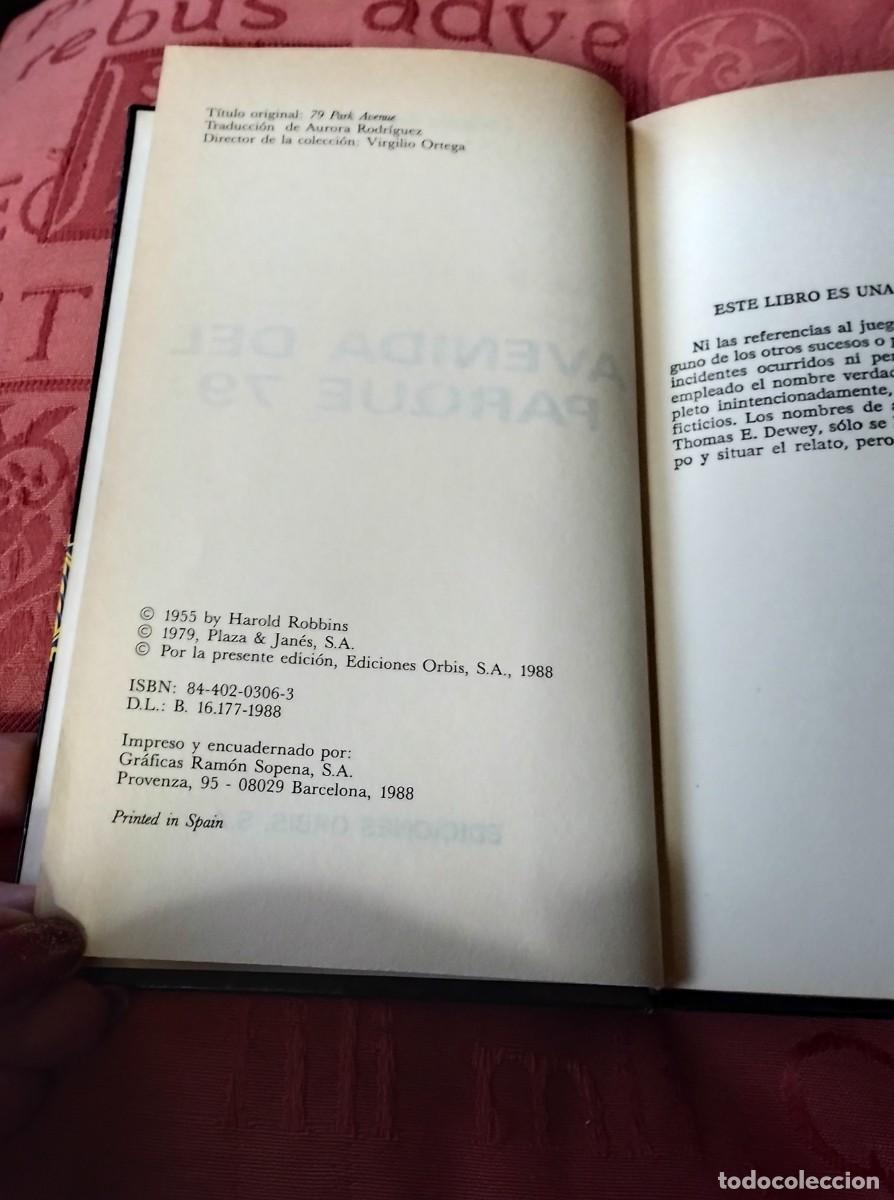 Libros antiguos: Libro Avda del Parque 79 de la colecci&oacute;n &Eacute;xitos TV - Foto 2