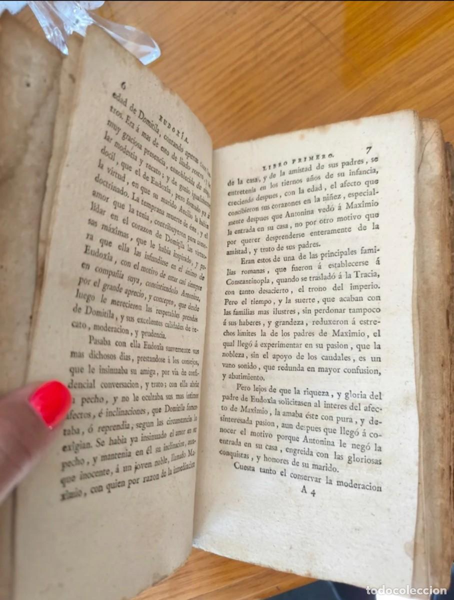 Libros antiguos: Libro Eudoxia de Pedro Montengon - Foto 4