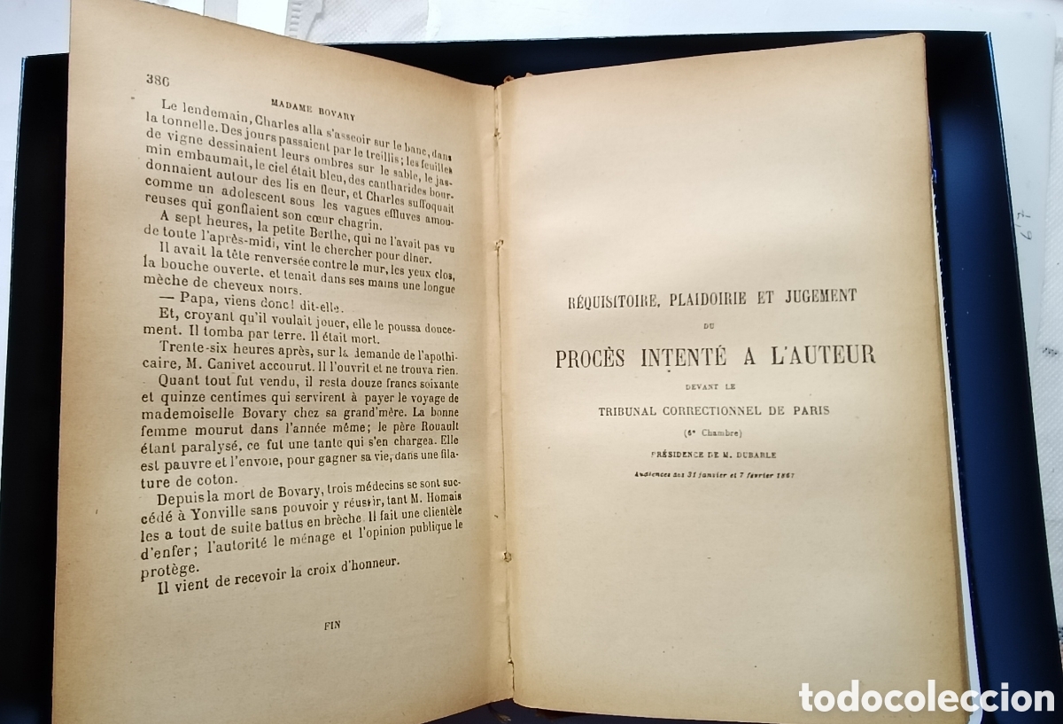Libros antiguos: Madame bovary,-obra de Gustave Flaubert,-