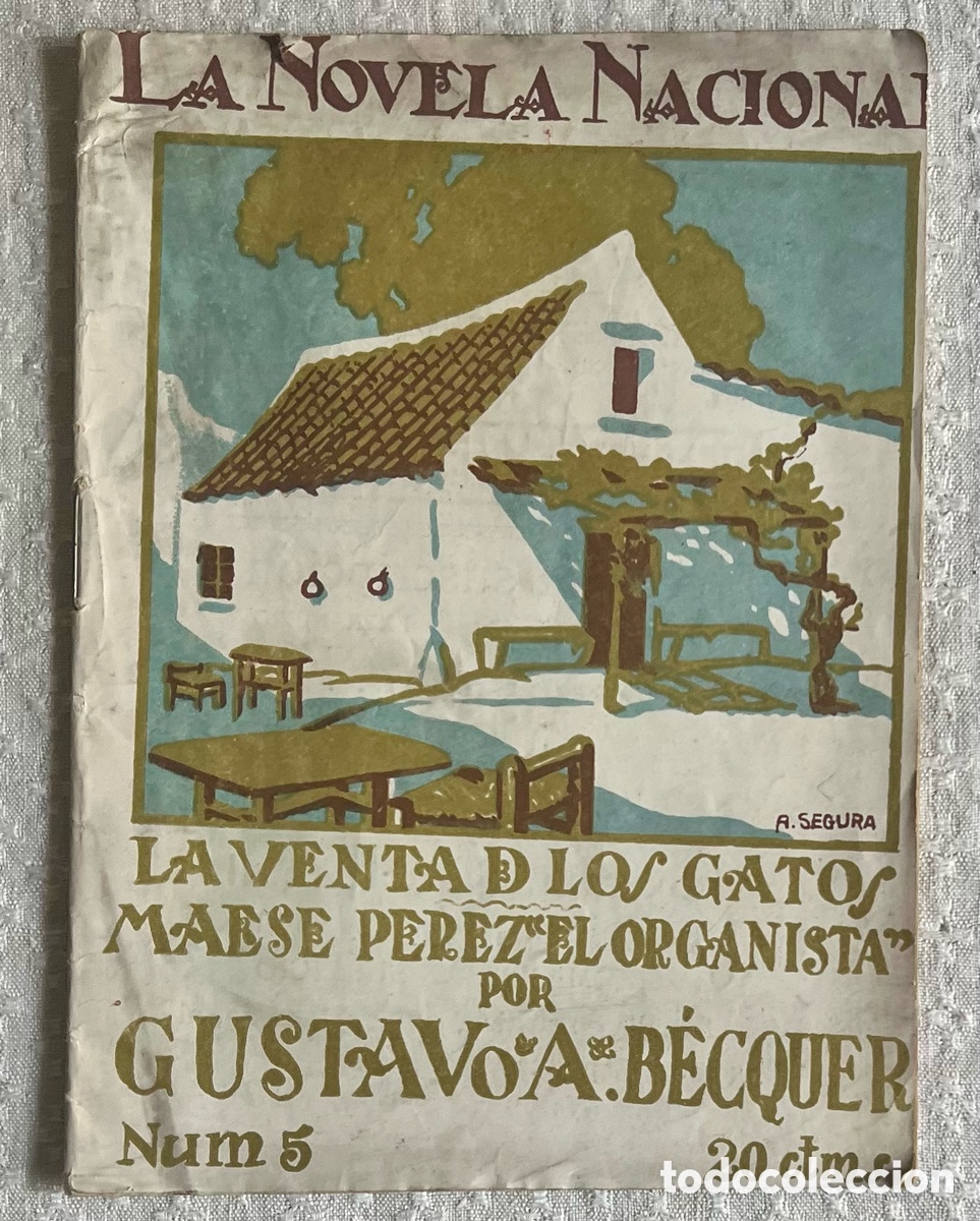 Libros antiguos: Dos leyendas de Gustavo Adolfo B&eacute;cquer. La Novela Nacional. Sevilla 1921