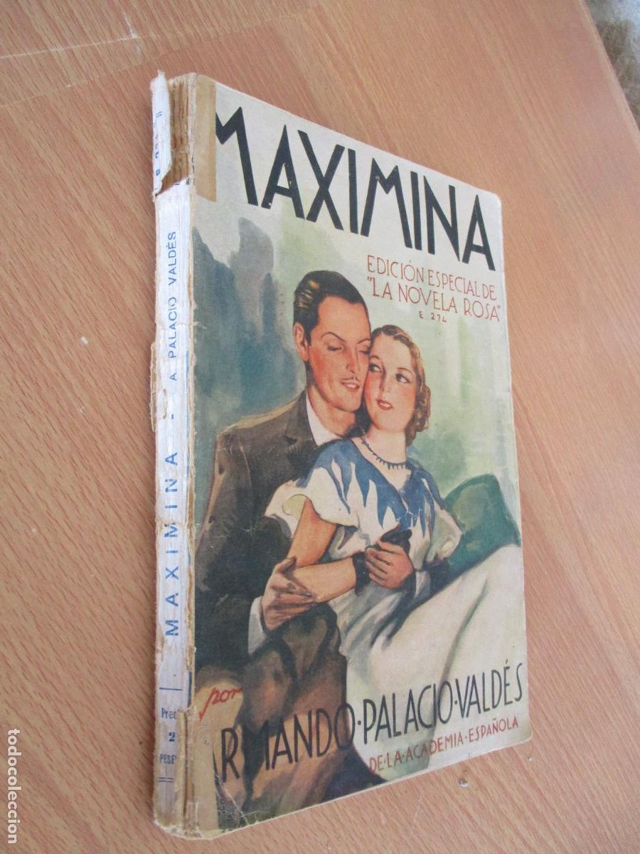 Libros antiguos: ARMANDO PALACIOS VALD&Eacute;S-MAXIMINA-1&ordm;. ABRIL 1934, N&Uacute;MERO EXTRAORDINARIO LA NOVELA ROSA