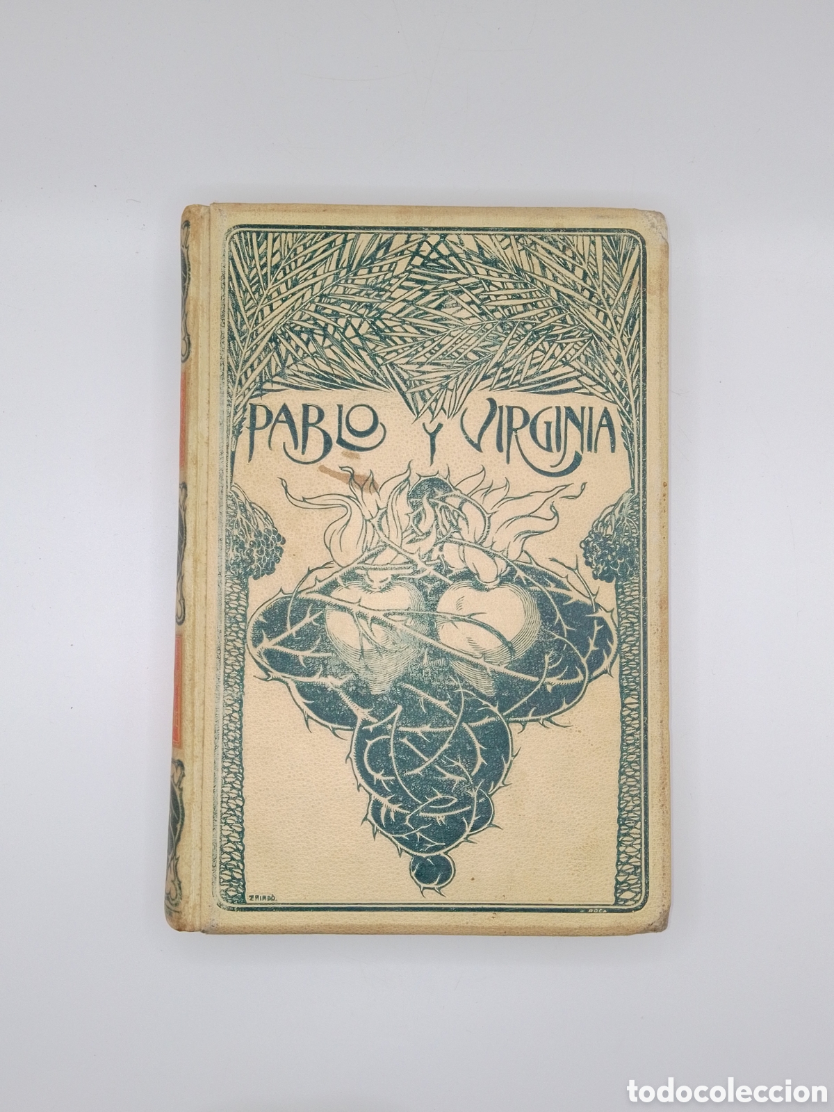 Libros antiguos: PABLO Y VIRGINIA - 1902 - MONTANER Y SIM&Oacute;N - ILUSTRACIONES DE MAURICE LELOIR - BUEN ESTADO