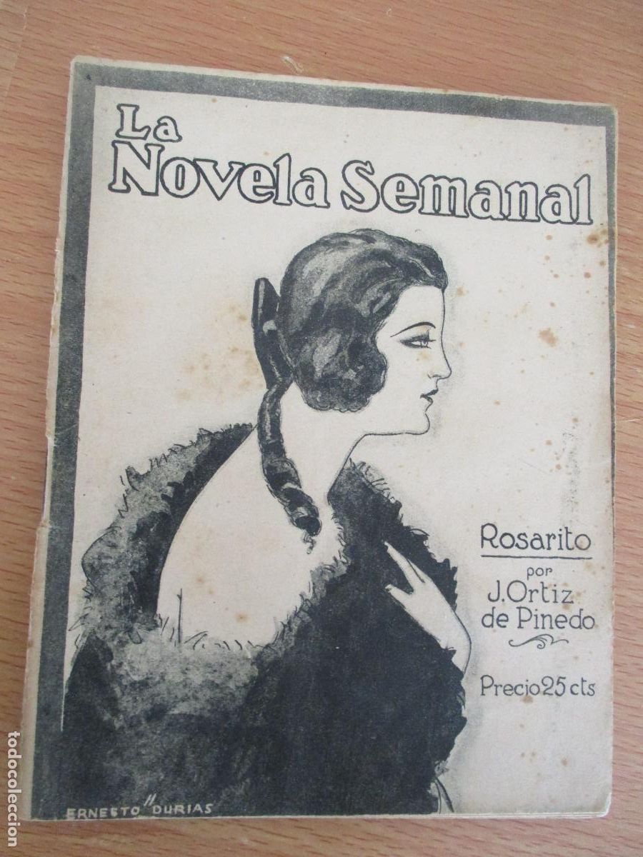 Libros antiguos: LA NOVELA SEMANAL,N&ordm;. 70- ROSARITO- PRENSA GR&Aacute;FICA.-1922