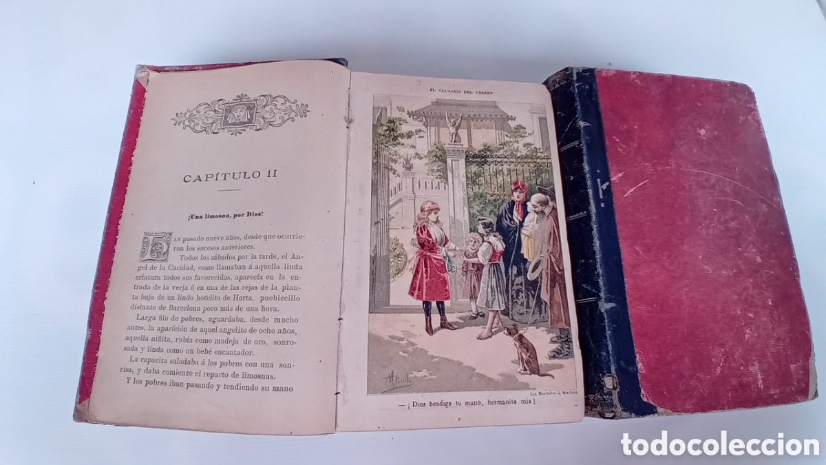 Libros antiguos: EL CALVARIO DEL OBRERO, 1&deg; EDICION 1880