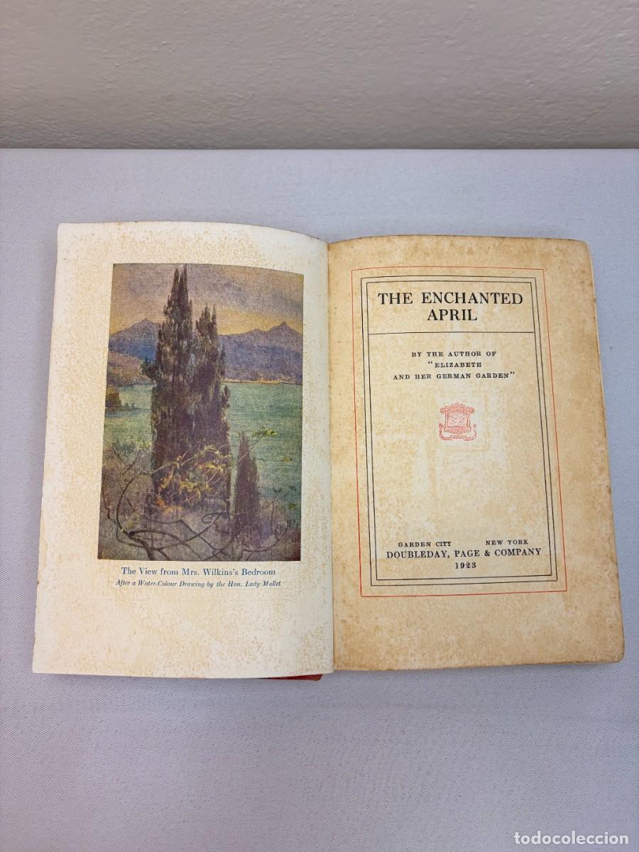 Libros antiguos: The Enchanted April &ndash; Elizabeth von Arnim &ndash; First Edition 1923