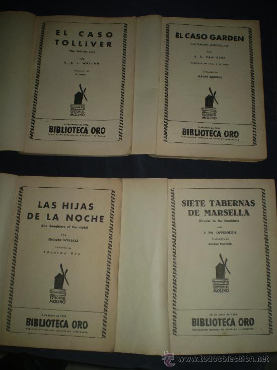 Libros antiguos: BIBLIOTECA ORO  4 NOVELAS - Foto 3