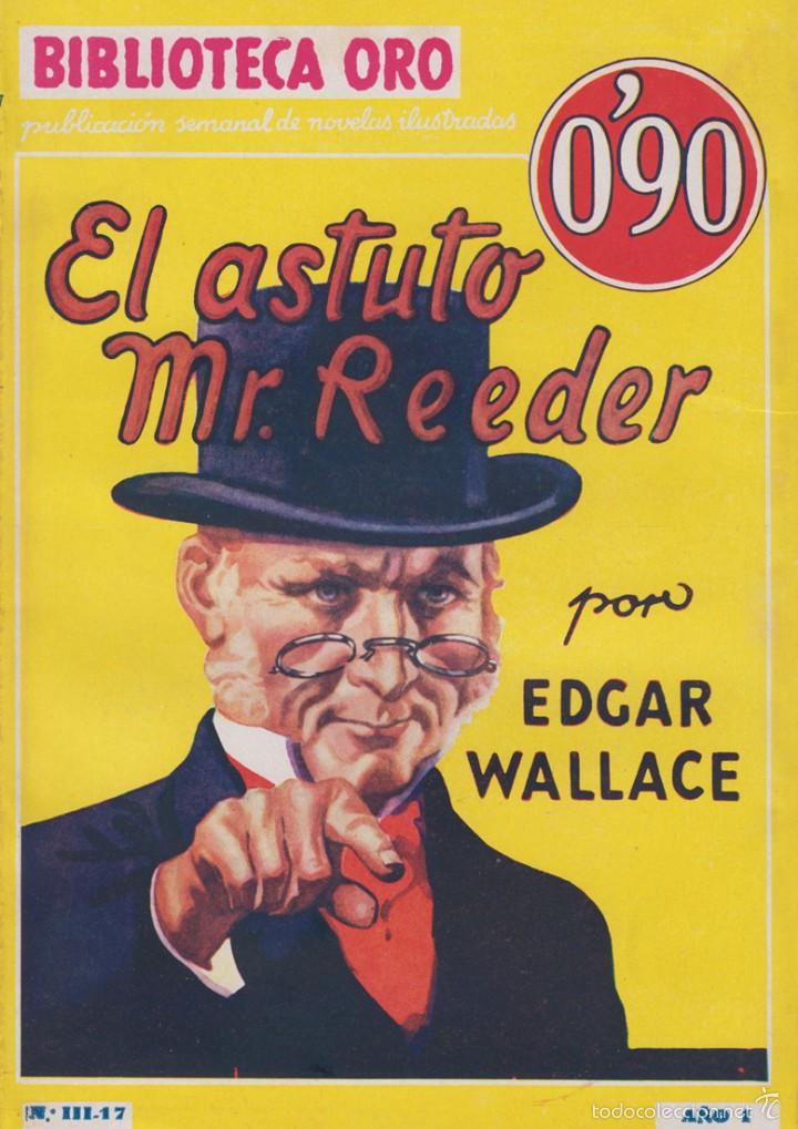 Libros antiguos: El astuto Mr. Reeder 1934 - Foto 1