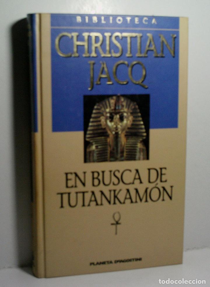 Libros antiguos: EN BUSCA DE TUTANKAM&Oacute;N. JACQ Christian. 2001 - Foto 1