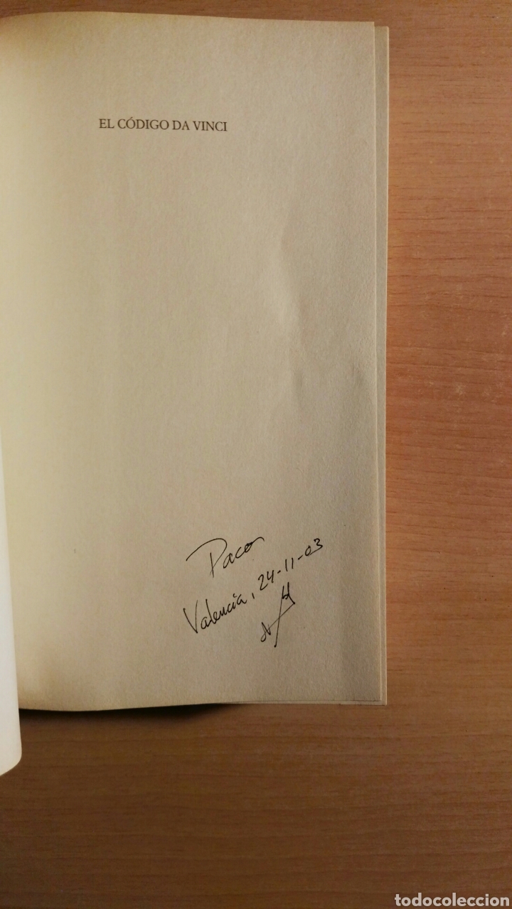 Libros antiguos: Primera edicion El codigo da Vinci - Foto 4